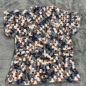 Vintage Crochet Toddler Sweater